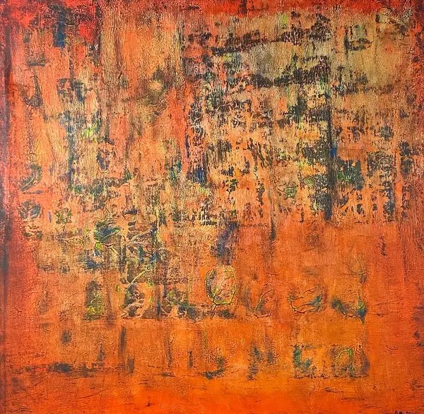 Abstract painting by Alain Trocher, N° 3