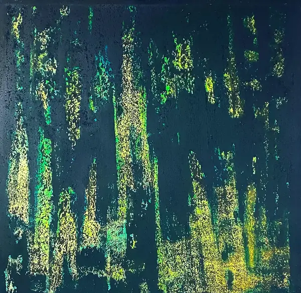 Abstract painting by Alain Trocher, N° 6
