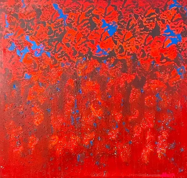 Abstract painting by Alain Trocher, N° 30
