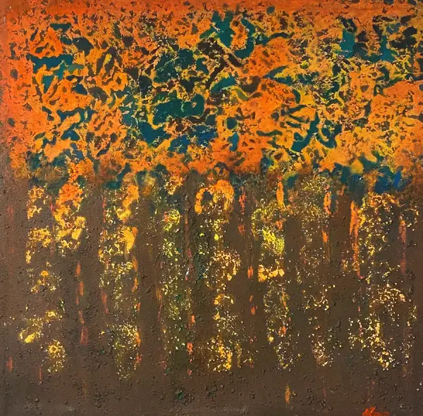Abstract painting by Alain Trocher, N° 31